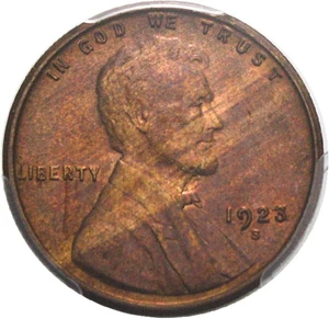 image for: 1923-S 1c PCGS/CAC MS65 RB