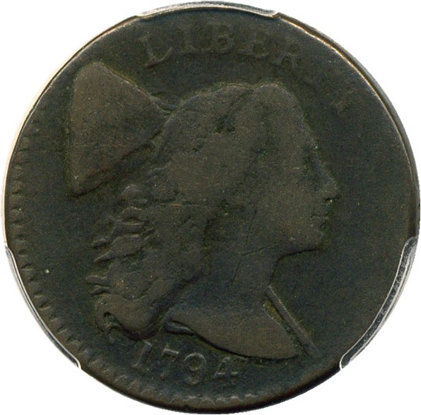 image for: 1794 1c PCGS VG-10 (Head of 1794) - Desirable Early Large Cent