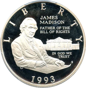 image for: 1993-S Madison 50c PCGS Proof 69 DCAM - Unreserved Lot!
