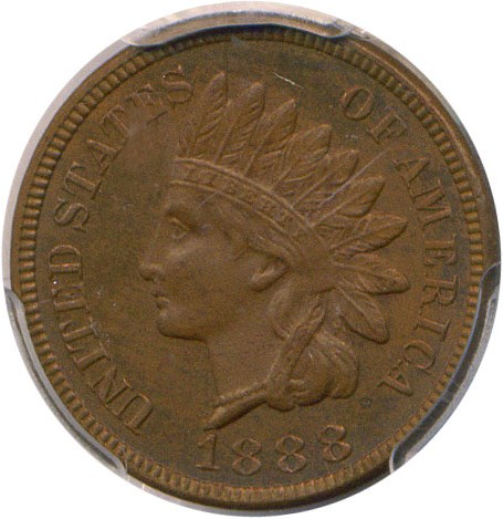 image for: 1888 1c PCGS Proof 65 BN - No Reserve!