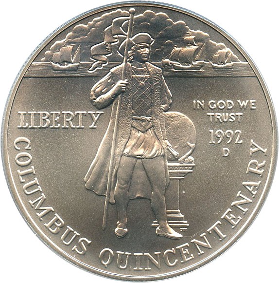 image for: 1992-D Columbus $1 PCGS MS69 - No Reserve!