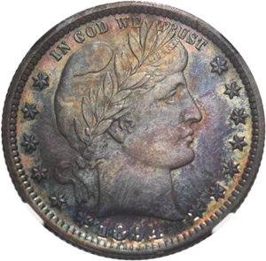 image for: 1894 25c NGC/CAC MS65 - Colorful Toning - No Reserve!