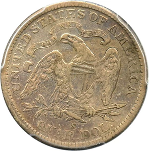 image for: 1878-S 25c PCGS/CAC XF45 - Key Date - No Reserve!