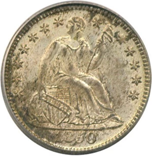 image for: 1850 H10c PCGS/CAC MS65 - No Reserve!