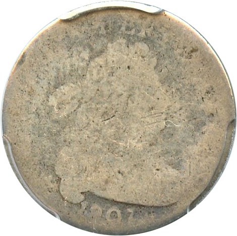 image for: 1807 10c PCGS/CAC AG-2