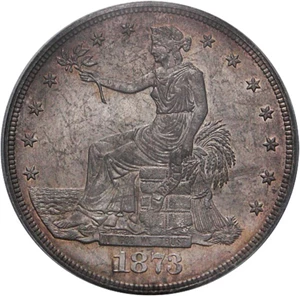 image for: 1873 Trade$ PCGS/CAC MS63 - No Reserve!