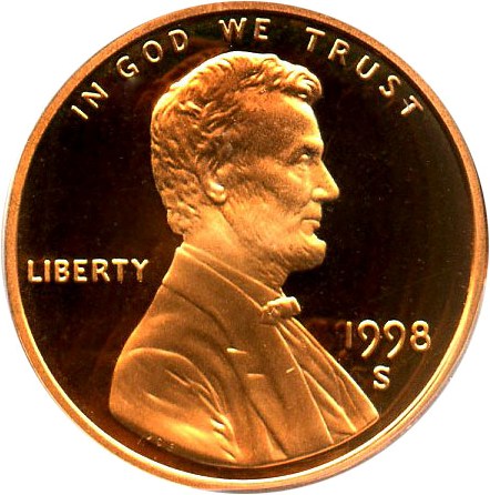 image for: 1998-S 1c PCGS Proof 68 RD DCameo (Close AM, FS-901)