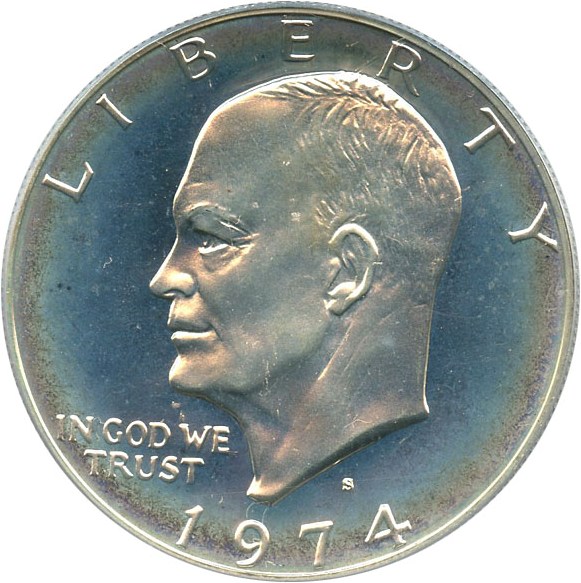 image for: 1974-S $1 PCGS Proof 67 DCAM (Clad)