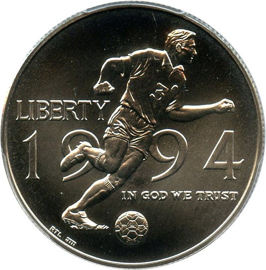 image for: 1994-D World Cup 50c PCGS MS69 - No Reserve!