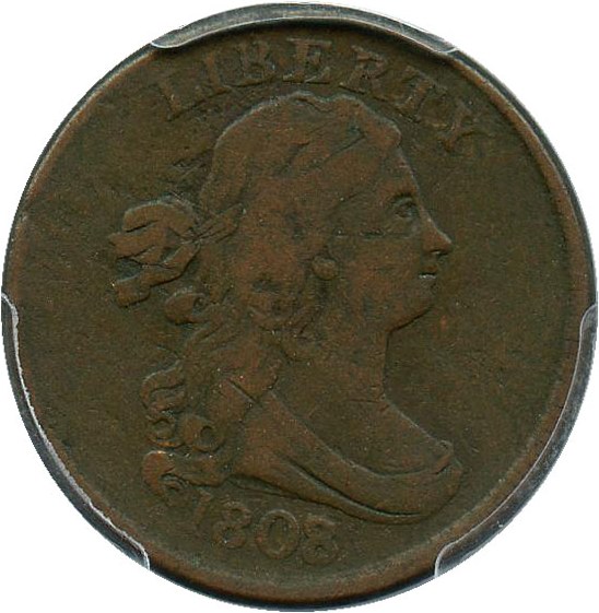 image for: 1808/7 1/2c PCGS VF20