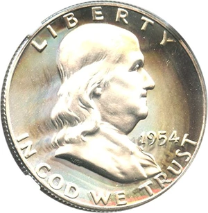 image for: 1954 50c NGC/CAC Proof 67 Cameo