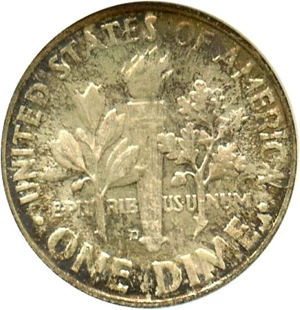 image for: 1950-D 10c NGC MS67 - Pretty Toning - No Reserve!