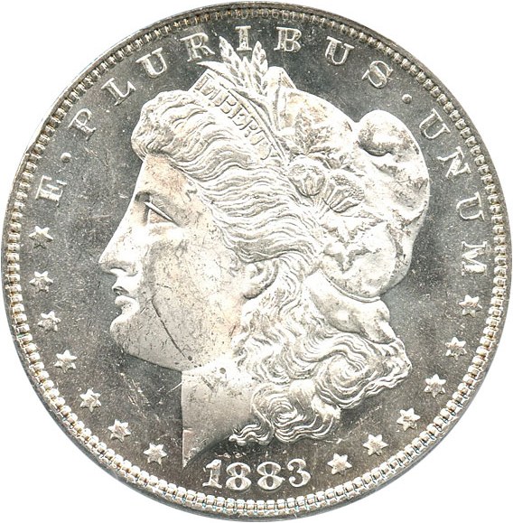 image for: 1883 $1 PCGS MS63 DMPL