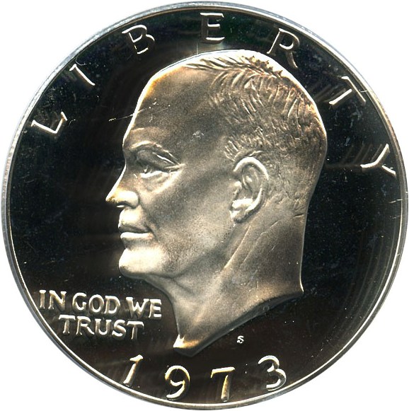 image for: 1973-S $1 PCGS Proof 68 DCameo (Silver)