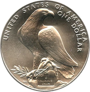 image for: 1984-P Olympic $1 PCGS MS69 - No Reserve!