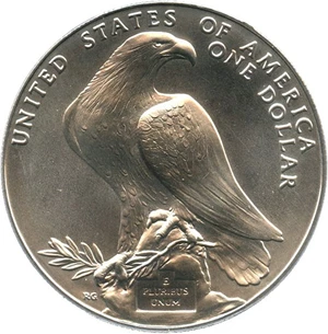 image for: 1984-D Olympic $1 PCGS MS69 - No Reserve!