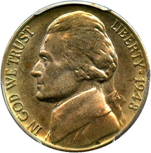 image for: 1948-S 5c PCGS MS65 - No Reserve!