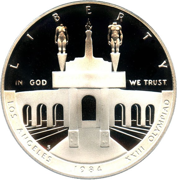 image for: 1984-S Olympic $1 PCGS Proof 69 DCAM - No Reserve!