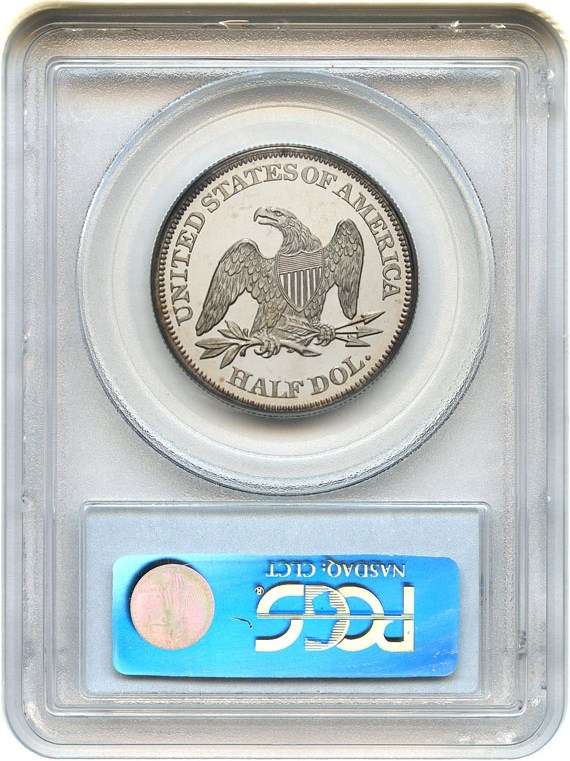 image for: 1863 50c PCGS/CAC Proof 64 Cameo - Gorgeous Civil War Era Proof Half