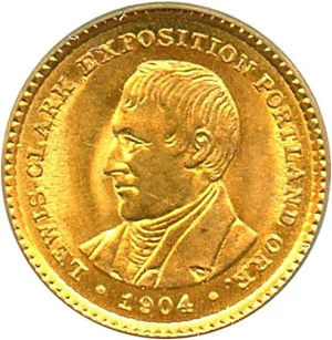 image for: 1904 Lewis & Clark G$1 PCGS/CAC MS63 - Key Date