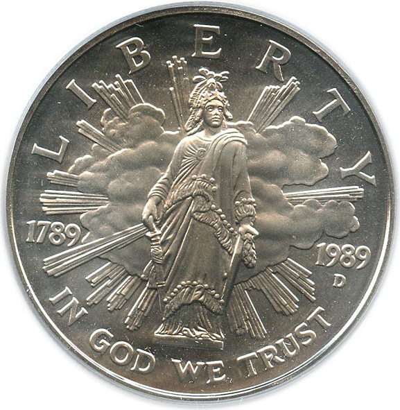 image for: 1989-D Congress $1 PCGS MS69 - No Reserve!