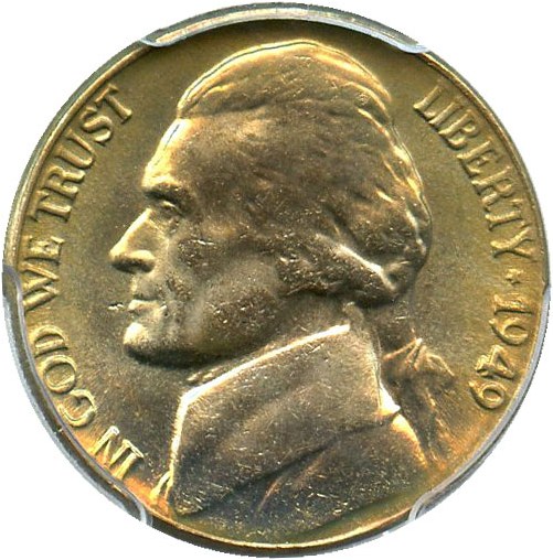 image for: 1949 5c PCGS MS65 - No Reserve!