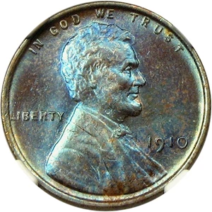 image for: 1910 1c NGC MS64 BN - Beautiful Color