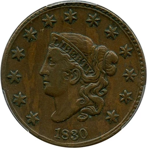 image for: 1830 1c PCGS XF40 (Large Letters, N-1)
