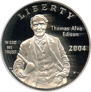 image for: 2004-P Edison $1 PCGS Proof 69 DCAM