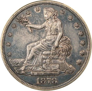 image for: 1878-CC Trade$ PCGS VF35 OGH - Key Date - No Reserve!