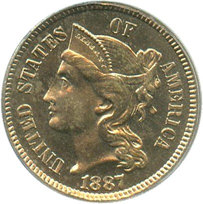 image for: 1887 3cN PCGS Proof 64 OGH