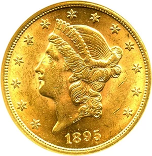 image for: 1895 $20 NGC MS61