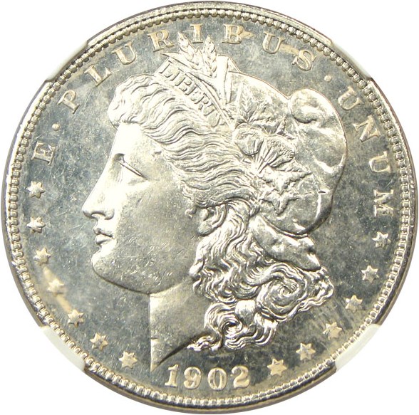 image for: 1902 $1 NGC/CAC MS64 DMPL - Rare DMPL Morgan - the ONLY CAC