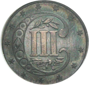 image for: 1866 3cS NGC/CAC Proof 64 - Old NGC holder - No Reserve!