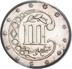 image for: 1859 3cS PCGS Proof 62 OGH - No Reserve!
