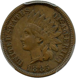 image for: 1885 1c PCGS XF45