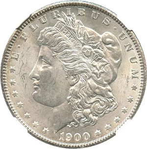 image for: 1900 $1 NGC MS63 (VAM 18, Doubled Die Reverse, Olives) Hot 50 VAM