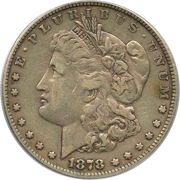 image for: 1878 7TF $1 PCGS VF30 (Reverse of 1878, VAM 117, Tripled Star) Top 100 VAM