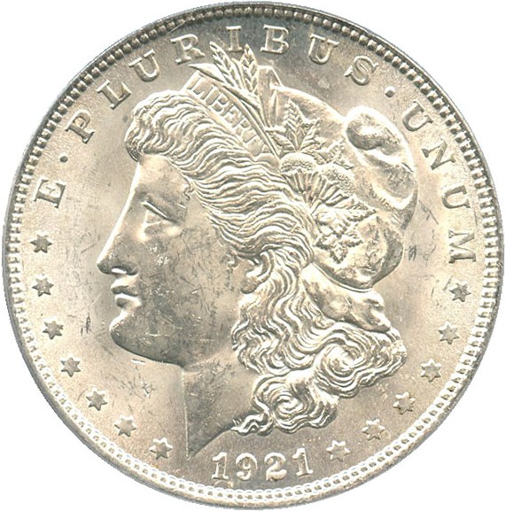 image for: 1921 Morgan $1 PCGS MS62 (VAM 41, Pitted Reverse) Top 100 VAM