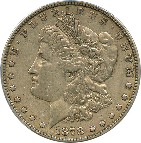 image for: 1878 7TF $1 PCGS XF40 (Reverse of 1878, VAM 141, Tripled Star) Top 100 VAM