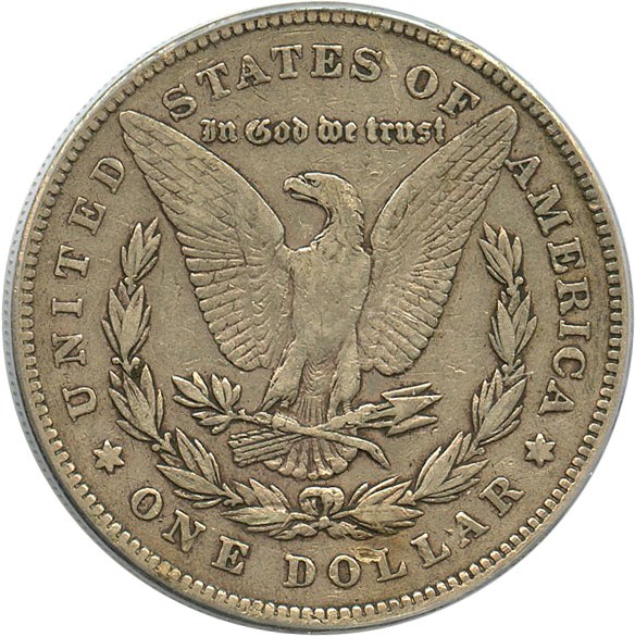image for: 1878 7TF $1 PCGS VF30 (Reverse of 1878, VAM 117, Tripled Star) Top 100 VAM