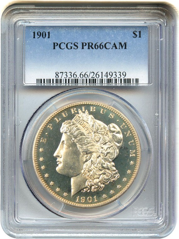 image for: 1901 $1 PCGS Proof 66 Cameo - Desirable Gem Proof Morgan