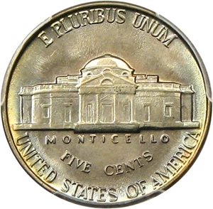 image for: 1941 5c PCGS MS63 - Colorful Toning