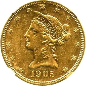 image for: 1905-S $10 NGC AU50 - No Reserve!