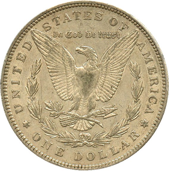 image for: 1893 $1 PCGS AU50 (VAM 4, Doubled Stars) Top 100 VAM