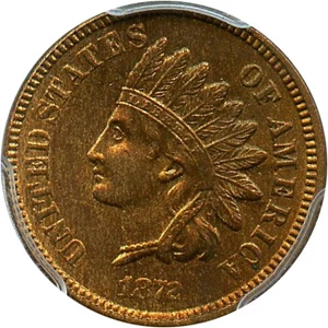 image for: 1872 1c PCGS/CAC MS64 RB - Key Date