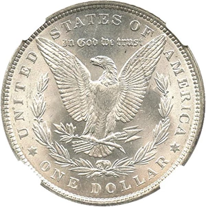 image for: 1889 $1 NGC MS64 (VAM 18, Doubled Die Obverse, Ear) Hot 50 VAM
