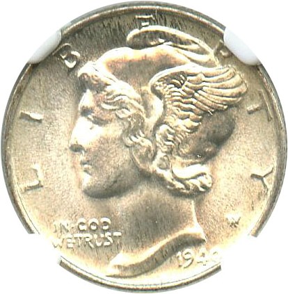 image for: 1940 10c NGC MS67