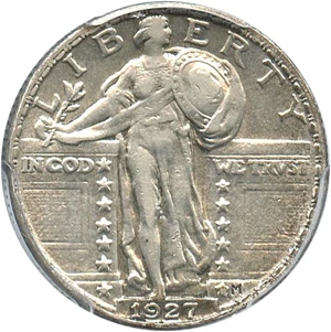 image for: 1927 25c PCGS XF45