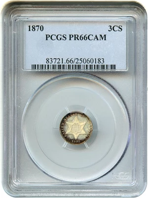 image for: 1870 3cS PCGS Proof 66 CAM